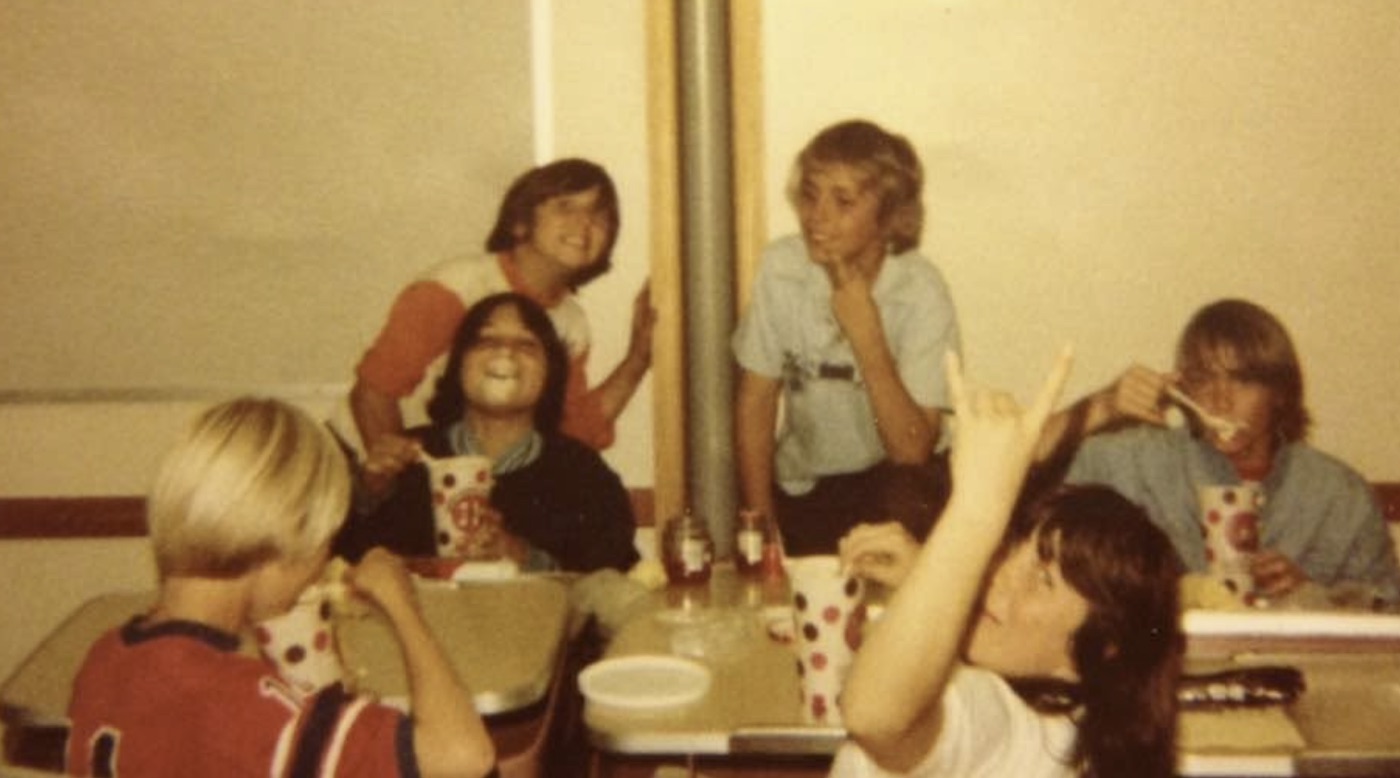 Joe and Mike as kids in the fifth grade